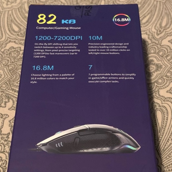 *NEW* KB Computer/Gaming Mouse - Picture 2 of 3